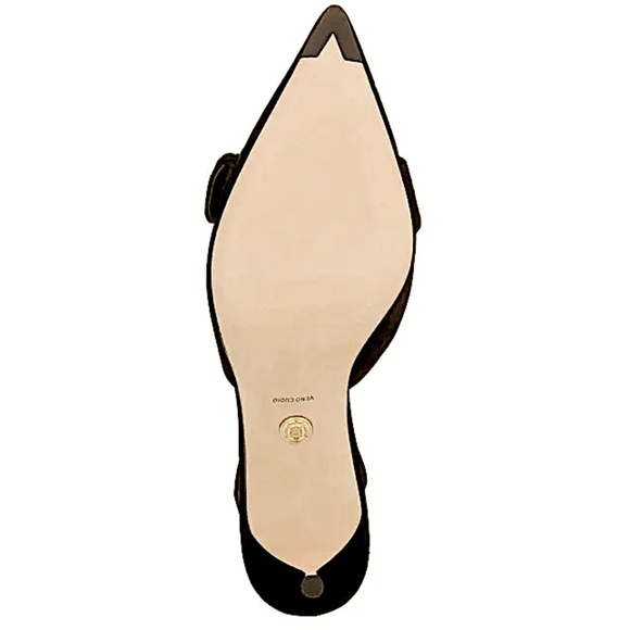 VERONICA BEARD  Roxy Buckle Slingback Pumps - Black - Picture 14 of 15